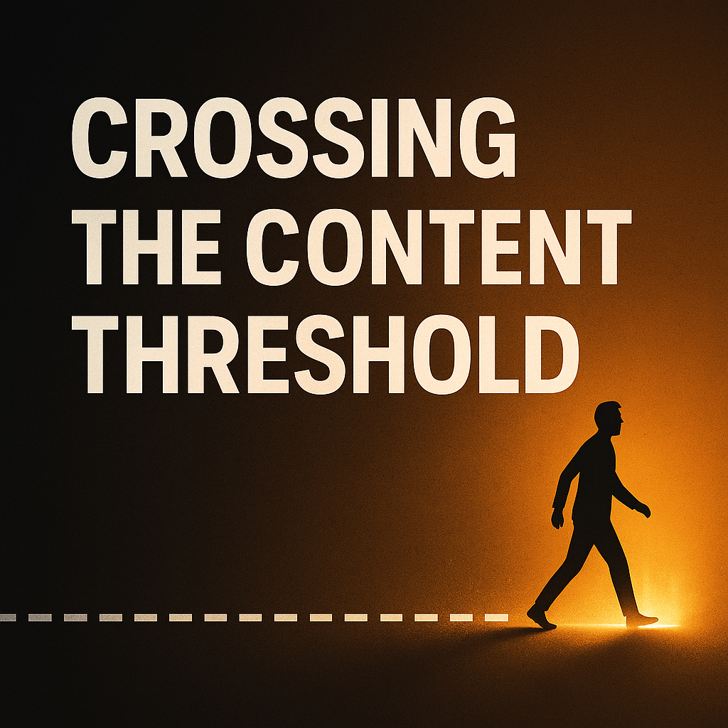 Crossing the Content Threshold